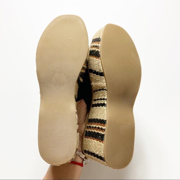 JustFab Raedell Platform Espadrille Size 8.5 BRAND NEW WITH BOX - Picture 7 of 9